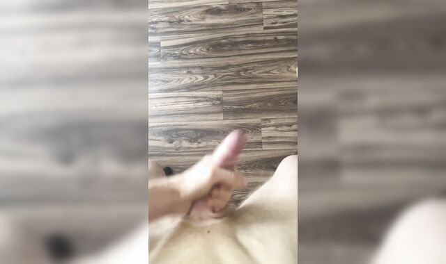 Enormous cock nasty teenie fellow unleashing strain after college