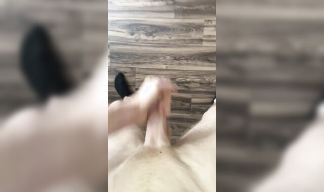 Enormous cock nasty teenie fellow unleashing strain after college