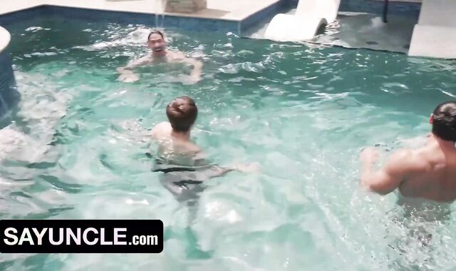 Step-fathers' Lesson: A Orgy Farewell for Dakota and Jacob - TwinkTrade