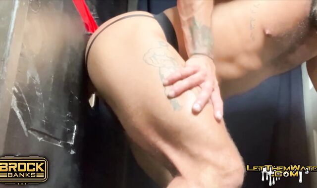 Brock Banks Monstrous Muscle Fellow Glory Fuck hole Without a condom Gang Anonymous LetThemWatch Juven