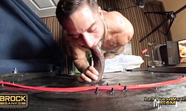 Brock Banks Monstrous Muscle Fellow Glory Fuck hole Without a condom Gang Anonymous LetThemWatch Juven