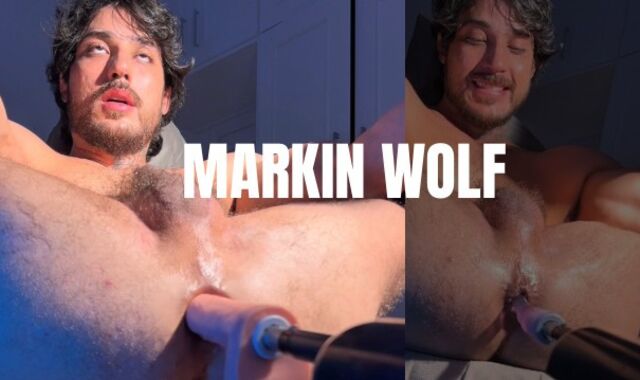 MARKIN HUNK HAVING SOME QUALITY TIME WITH FRESH PLUMB MACHINE