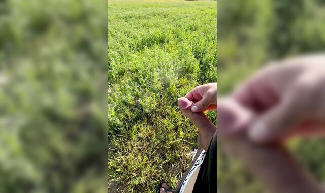 masturbating off in the area, lots of jizm