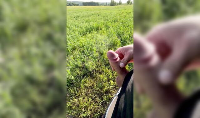 masturbating off in the area, lots of jizm