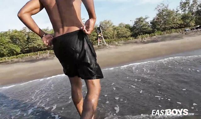 Cool teenage latino fellow Mitch Seangers with massive man meat