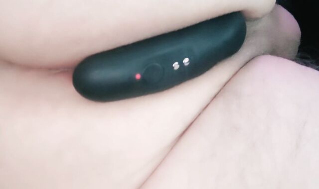 Luving my guts have fun with Lovense Brim hitachi