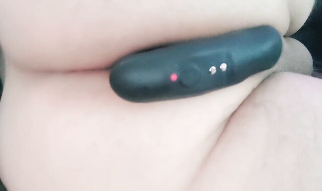 Luving my guts have fun with Lovense Brim hitachi