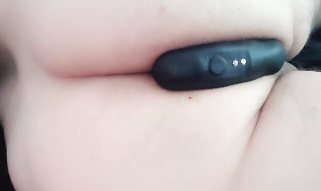 Luving my guts have fun with Lovense Brim hitachi