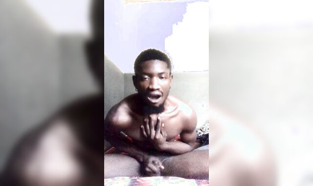 Having a jiggly afternoon wanking alone with my BIG BLACK COCK