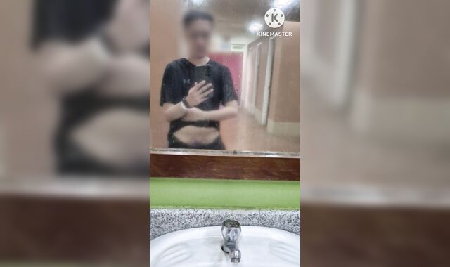 Jakol sa cr ng resort habang may mga nagbabanlaw sa bathroom guest room