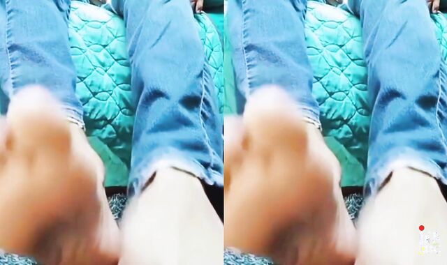 Fellow showcases off his sweat-soaked sexually attractive soles after a day at work