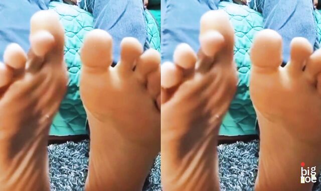 Fellow showcases off his sweat-soaked sexually attractive soles after a day at work
