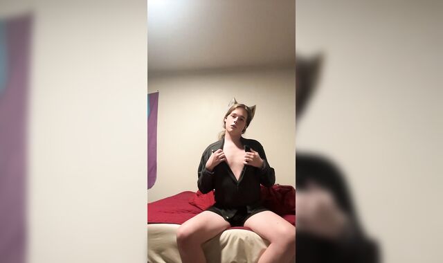 Your intimate femboy has a fresh garb to take off for you