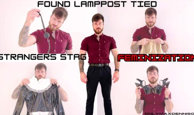 found lamppost corded strangers stag Feminization