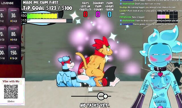 Slime can't stop railing dragon stiffy