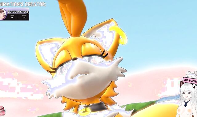 Sonic stuffs his yam-sized pipe into Tails until he ejaculates inwards (Lordcuckness toon) - Jazziuu