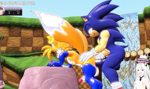 Sonic stuffs his yam-sized pipe into Tails until he ejaculates inwards (Lordcuckness toon) - Jazziuu