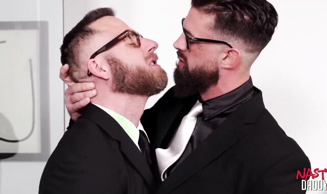 NASTYDADDY Ultra-kinky Alpha Wolfe Breeds His Anxious Employee Joel Someone