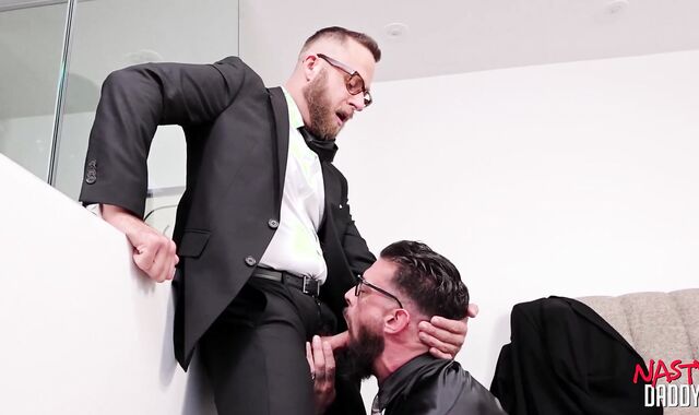 NASTYDADDY Ultra-kinky Alpha Wolfe Breeds His Anxious Employee Joel Someone