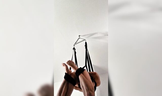 Faggot is roped up and strung up as penalty