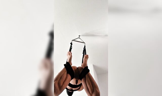 Faggot is roped up and strung up as penalty