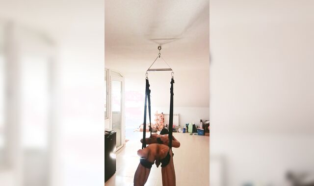 Faggot is roped up and strung up as penalty