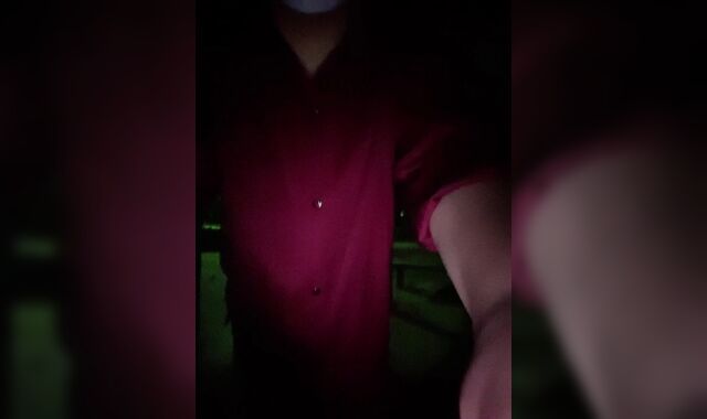 女装デブの露出散歩