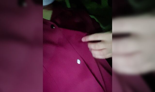 女装デブの露出散歩