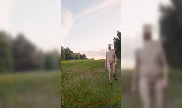 Youthful Nudist: A Stud Ambles Fully Bare in the Morning (Grind Fellow in the Village)