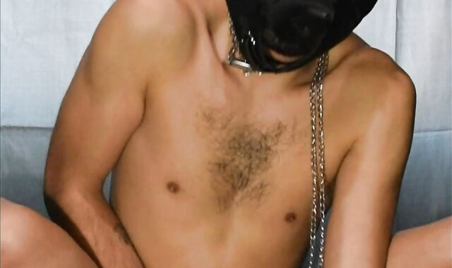 Wooly puppy gets ravaged and crammed with man-cream by a enormous pony fake penis