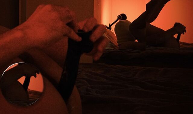 Ebony Faux-cock in My Bum with Milky Foam Erupting