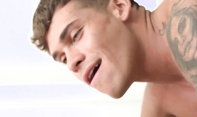 Muscular hairy man ravaged by a acquaintance