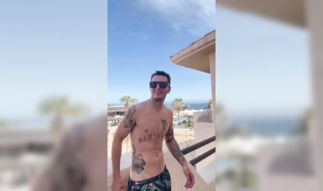 Relieving on the balcony