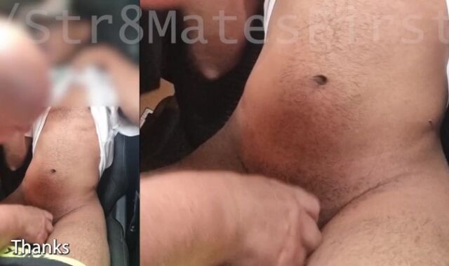 Australian Hunk Driver Blows Str8 Indian Tradie with BIG BLACK COCK