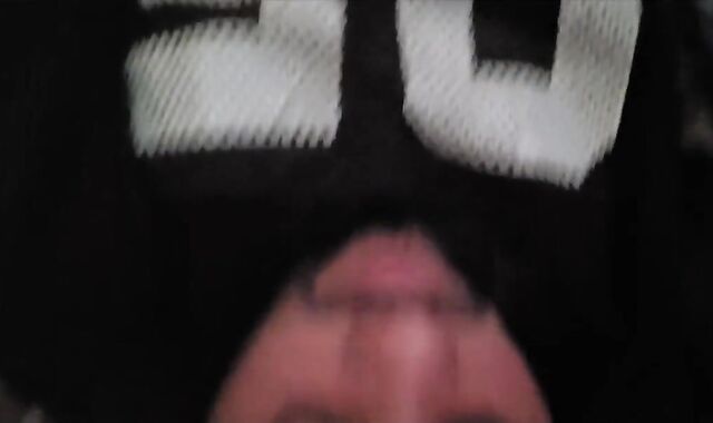 Spunking in my perspiring socks