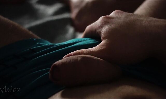 Caressing My Sausage Thru Undergarments While Gazing at My Gams