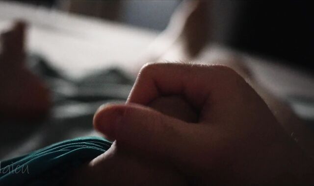 Caressing My Sausage Thru Undergarments While Gazing at My Gams