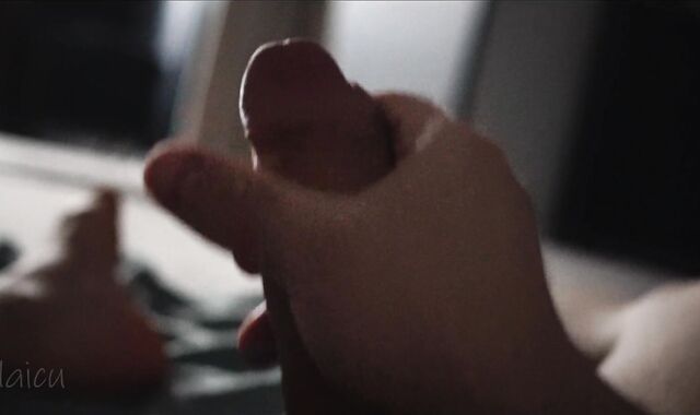 Caressing My Sausage Thru Undergarments While Gazing at My Gams