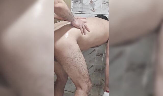 Super-hot queer intercourse meaty bootie massive Arab wood poke my arse