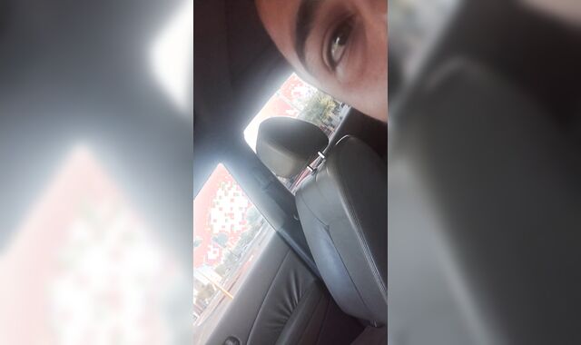 Wanking off Immensely public parking bunch