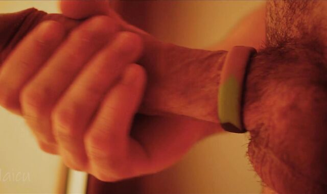 Nutting Stiff with a Penis Ring on My Man rod