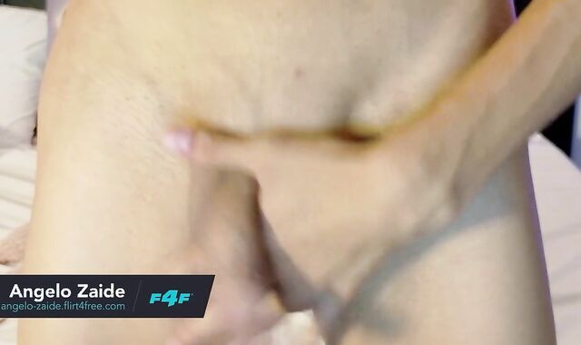 Angelo Zaide on Flirt4Free - Super-naughty School Lad Drains His Good-sized Weenie Until He Pours out