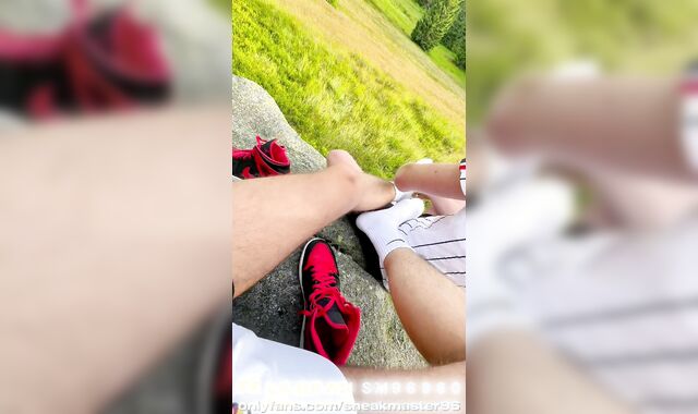 Czech Hunter SneakMaster96 Sole Idolize stinkin' smelly soles milky socks TN Grind lad german nude