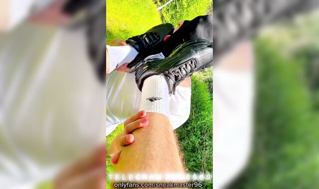 Czech Hunter SneakMaster96 Sole Idolize stinkin' smelly soles milky socks TN Grind lad german nude