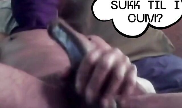 FLESHLIGHT or HELPING PALM? Help PrimoBobbyB BIG BLACK COCK cum-shot