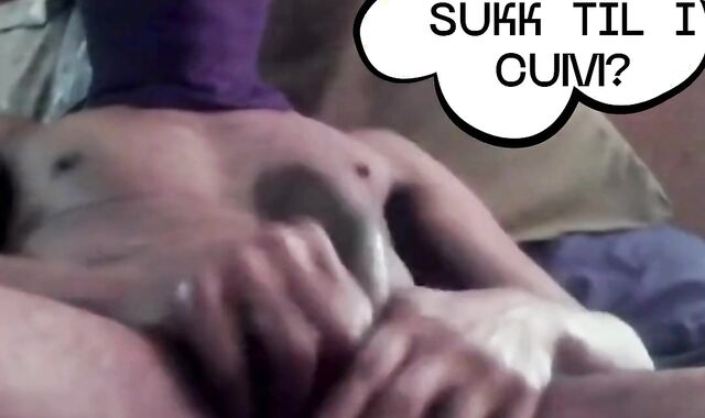 FLESHLIGHT or HELPING PALM? Help PrimoBobbyB BIG BLACK COCK cum-shot