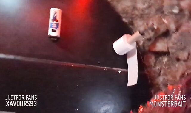 Gnoll Were Hyena Dude pokes mouths in glory crevice 2 dudes share his monster fuck-stick.