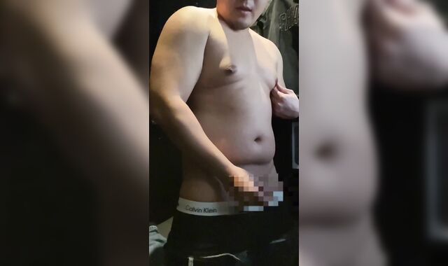 【ノンケ】仕事帰りにムラムラしてネカフェオナニー