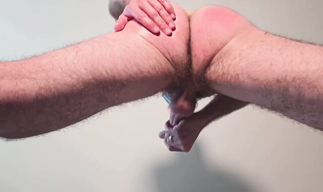 YOUTHFUL MAN MASTURBATING - Awesome Sight from Below