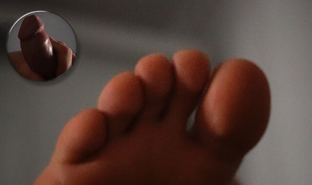 Undergarments Squashing My Scrotum to Stop Spunking Just in Time